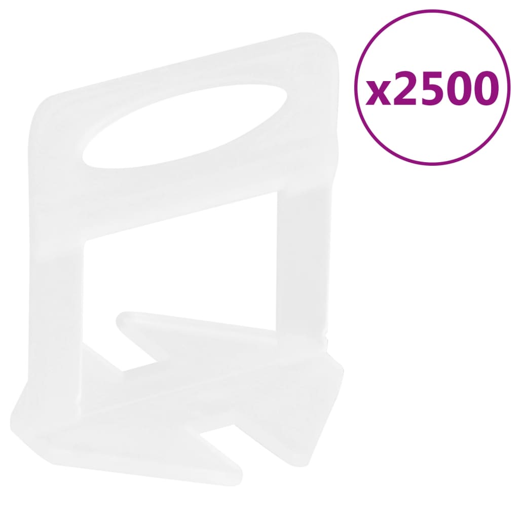 Niveladores de ladrilhos 2500 pcs 2 mm
