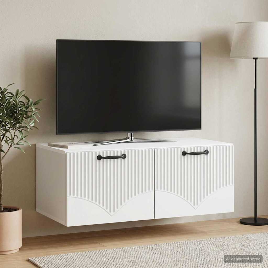 Gabinete de TV de parede branco 78,5 x 41 x 30 cm