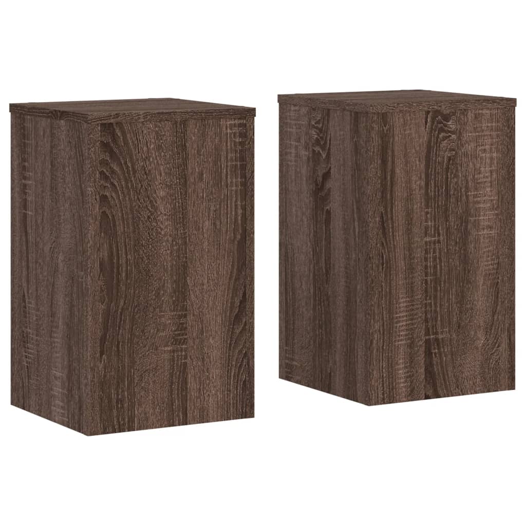 Suportes p/ plantas 2 pcs 30x30x50 cm derivados de madeira