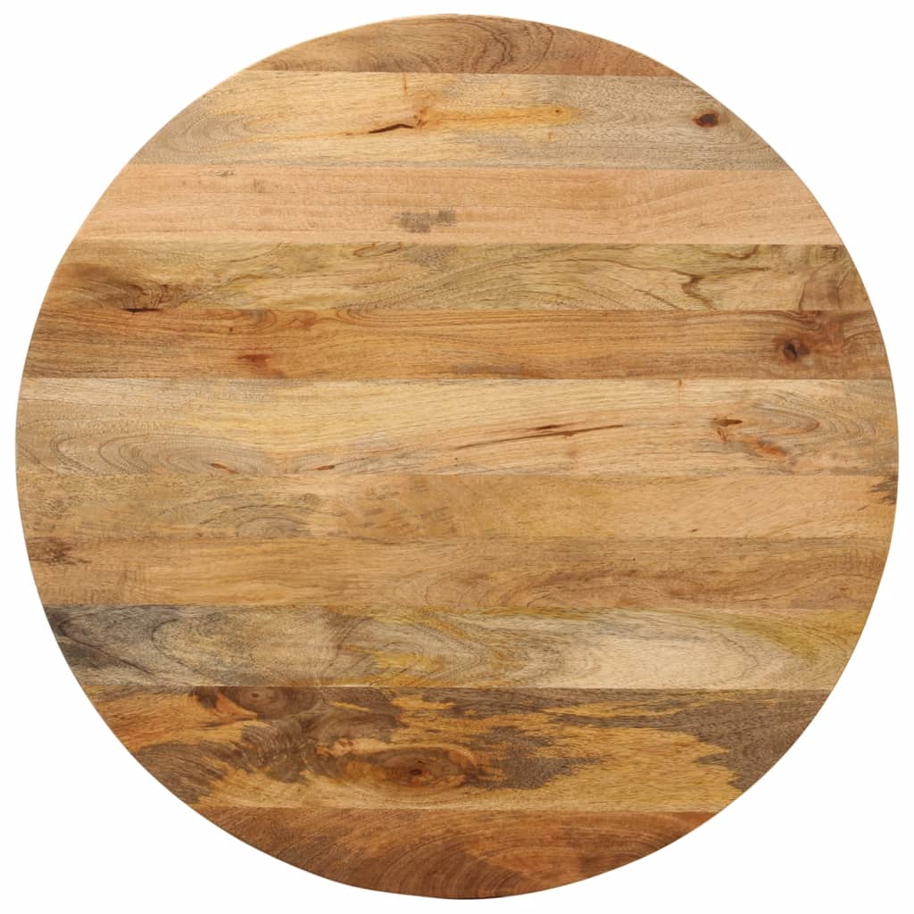 Tampo de mesa redondo ø90x3,8cm madeira de mangueira maciça