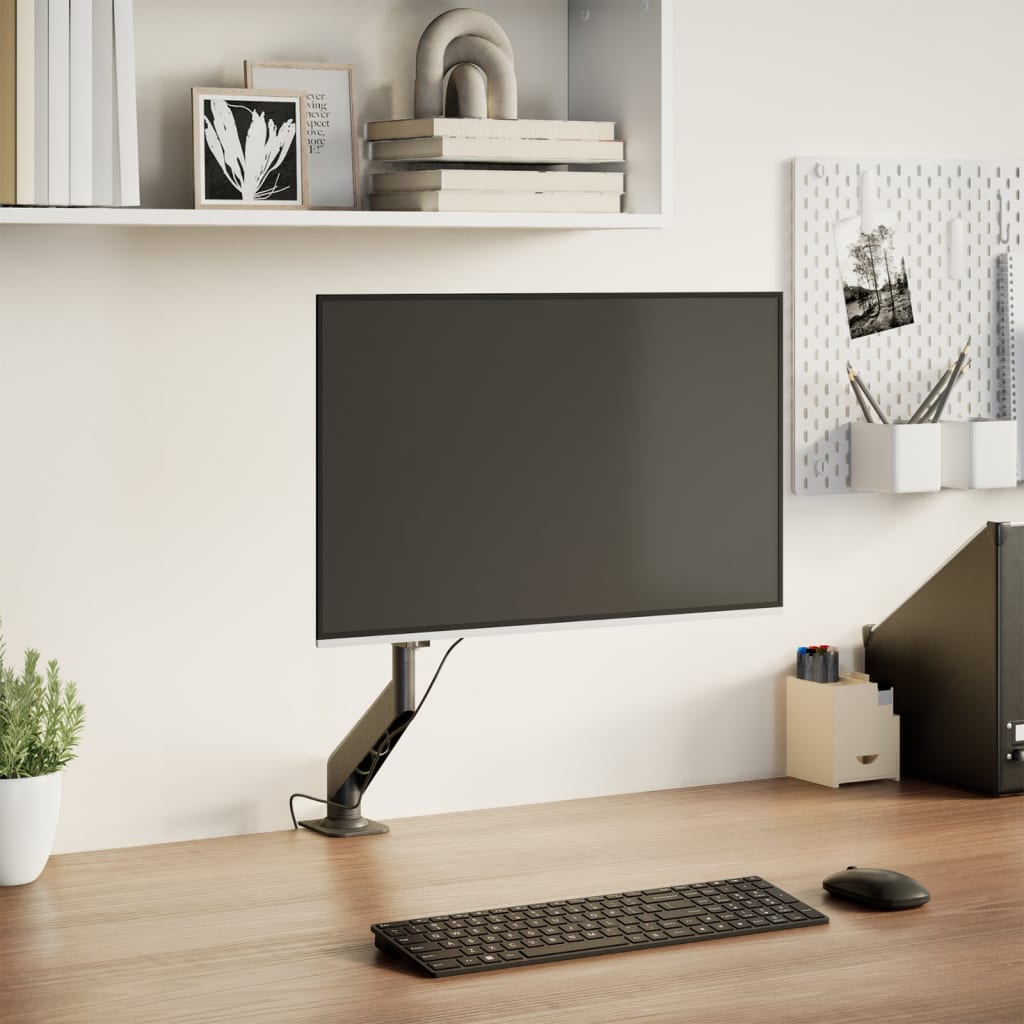 Braço p/ monitor independente ecrã 27" máx. mola a gás 10 kg