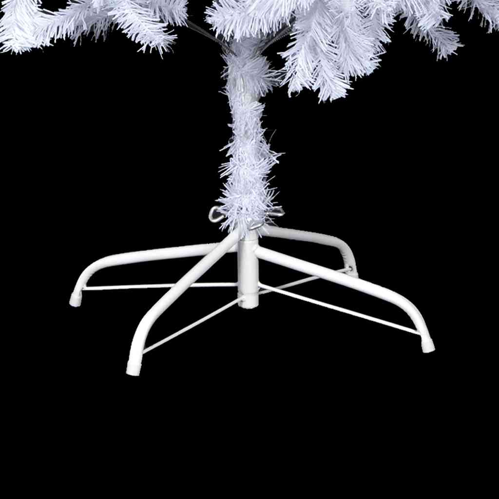 Árvore de natal artificial pré-iluminada c/ bolas 910 ramos
