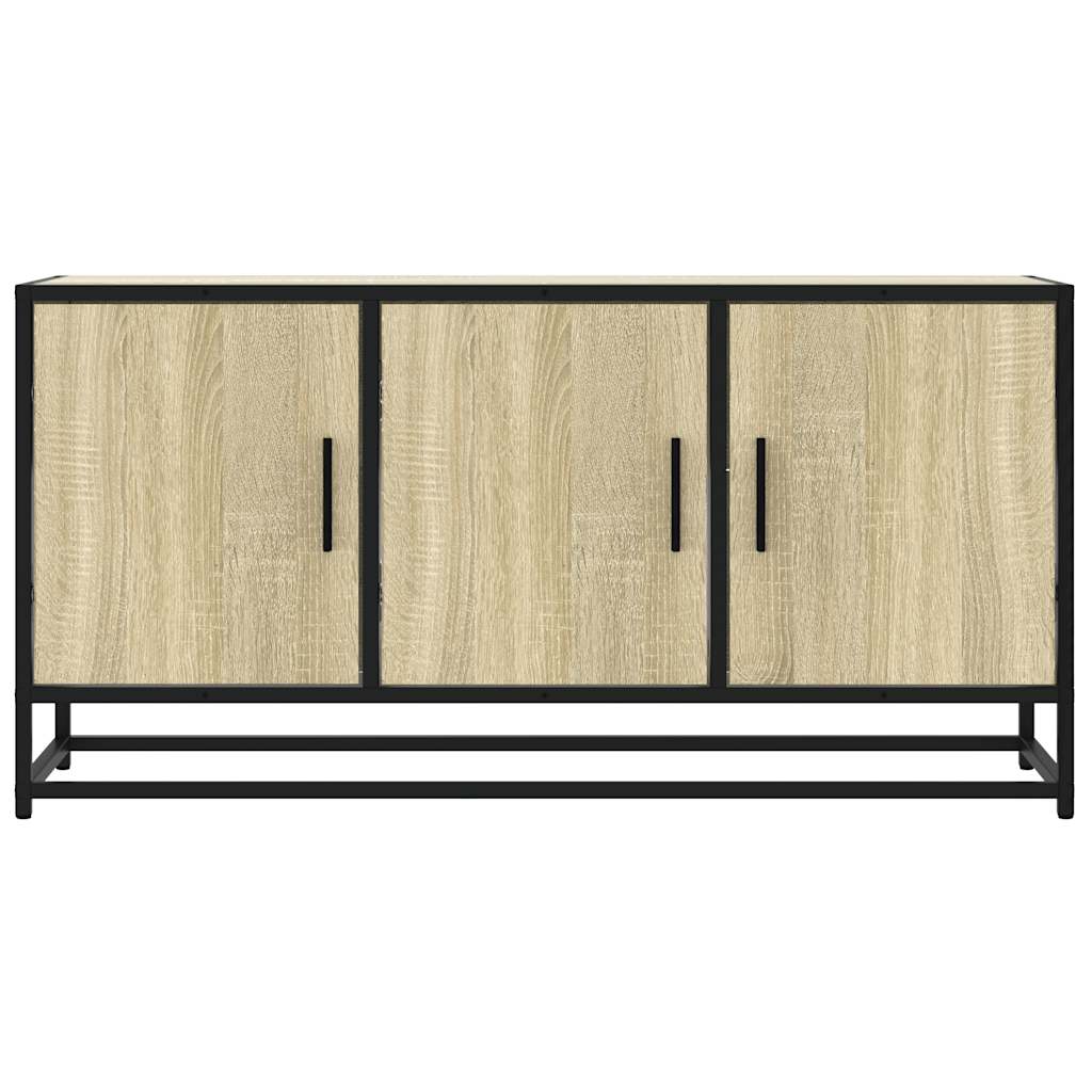 Móvel de TV 100x35x50cm derivados madeira/metal carvalho sonoma