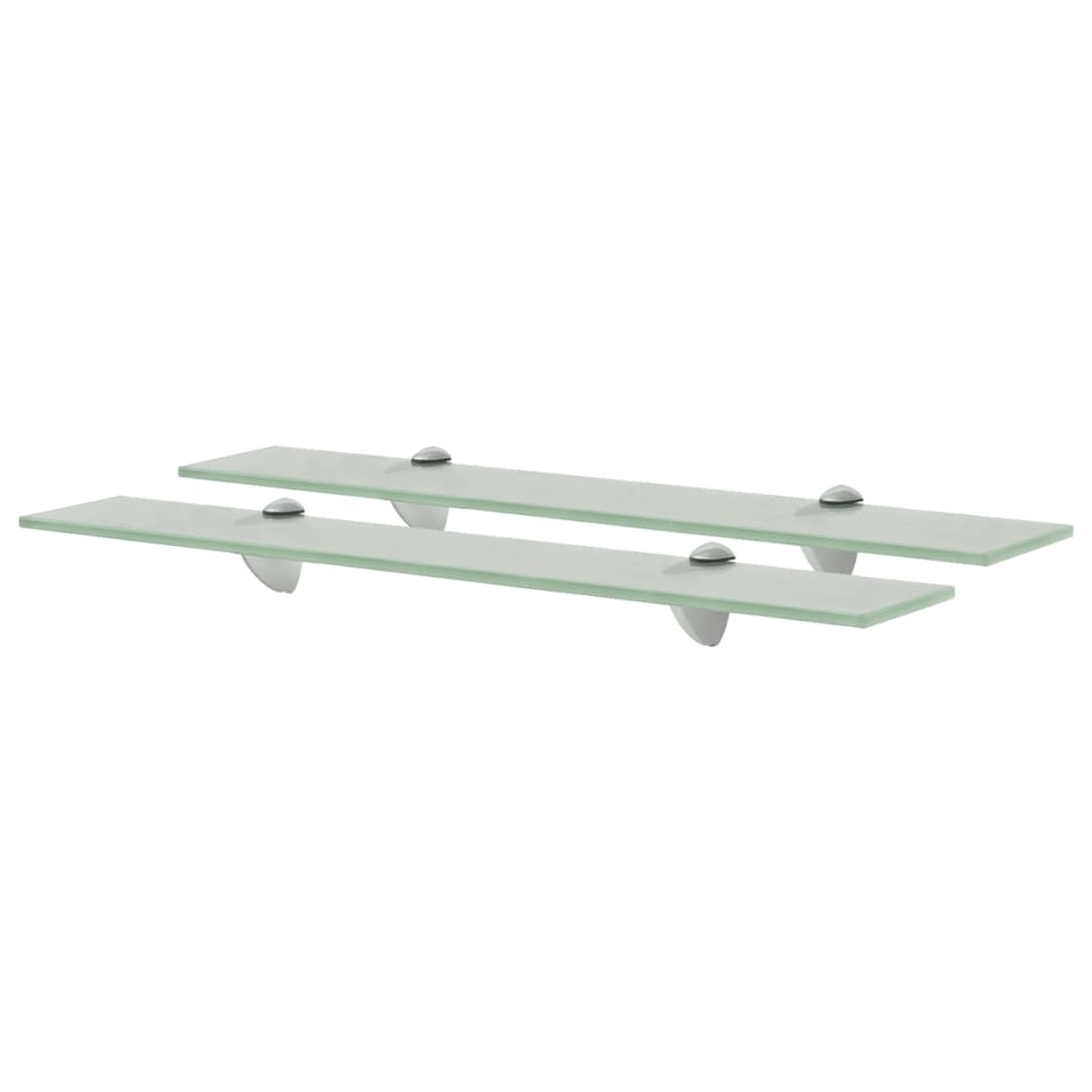 Prateleiras flutuantes 2 pcs vidro 60x20 cm 8 mm