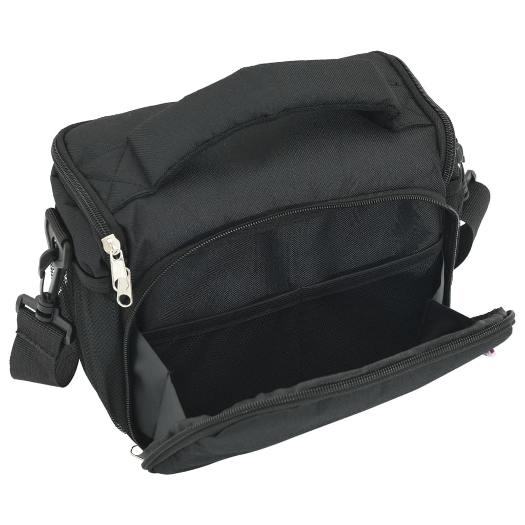 Saco para câmara com capa impermeável tecido oxford preto