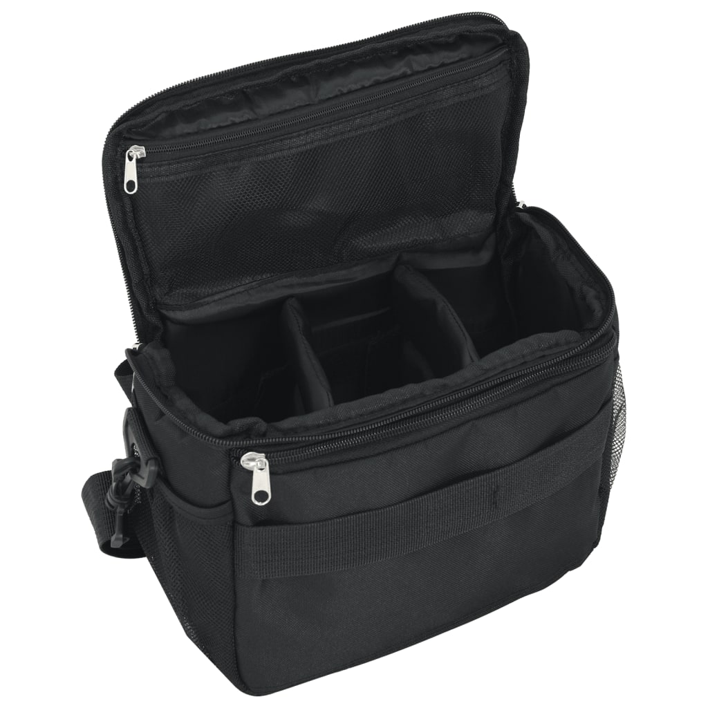 Saco para câmara com capa impermeável tecido oxford preto