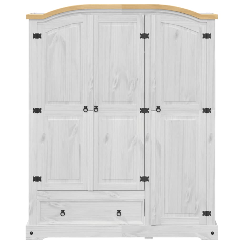 Roupeiro corona 151,5x52x186 cm madeira de pinho maciça