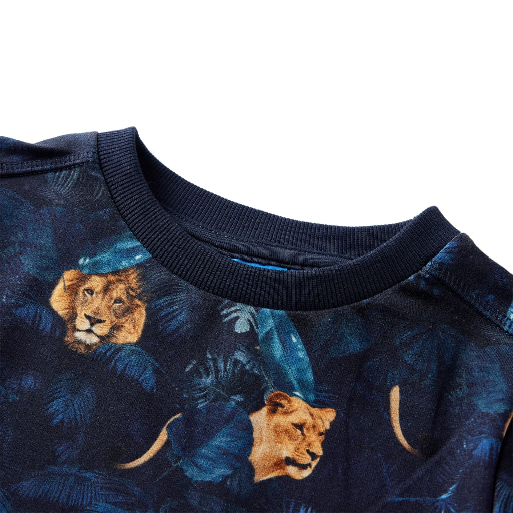 Camisola para criança azul-marinho 128