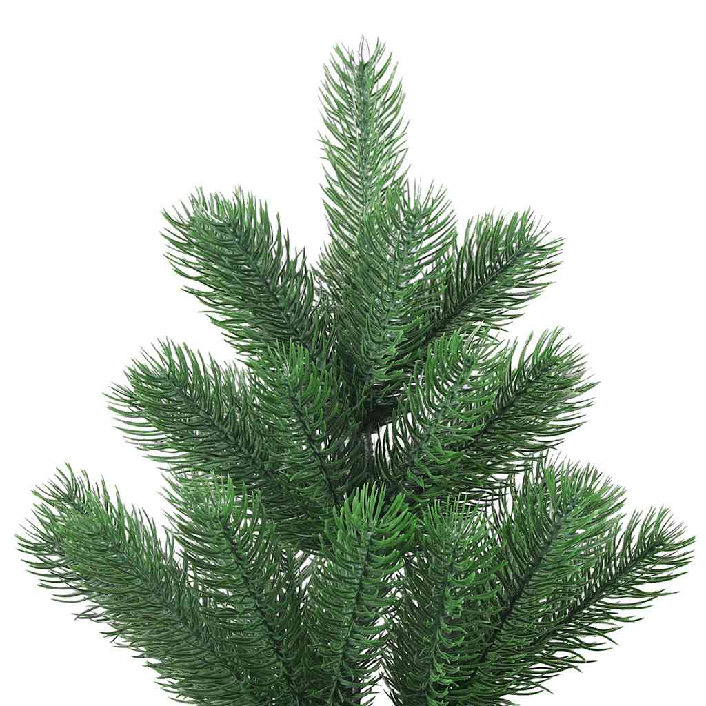 Árvore natal artificial leds/bolas 150cm abeto caucasiano verde