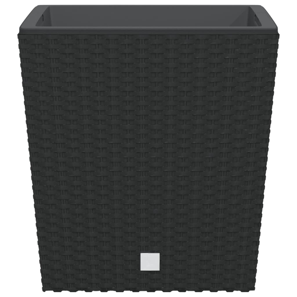 Vaso com interior removível 21 / 32 l vime PP antracite