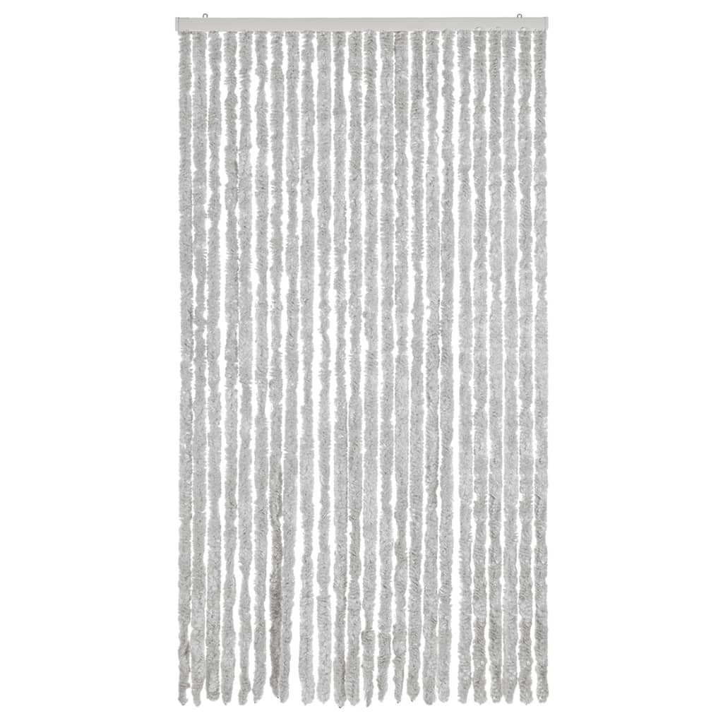 Cortina anti-insetos 100x220 cm chenille cinzento