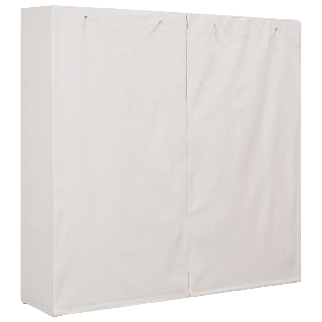 Roupeiro 173x40x170 cm tecido branco