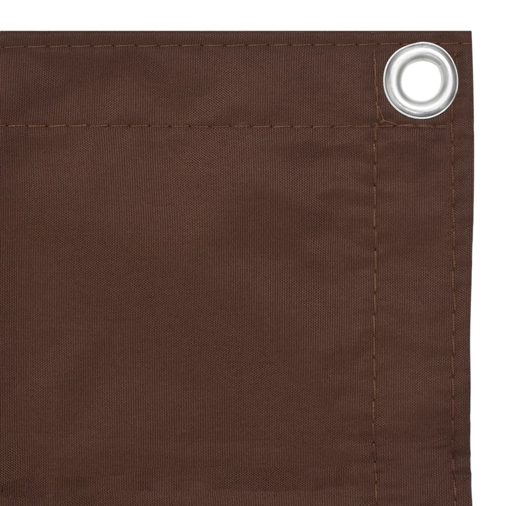 Tela de varanda 75x500 cm tecido oxford castanho