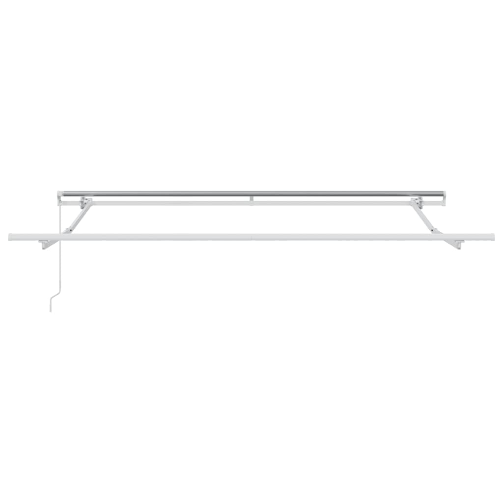 Toldo retrátil manual 300x250 cm castanho