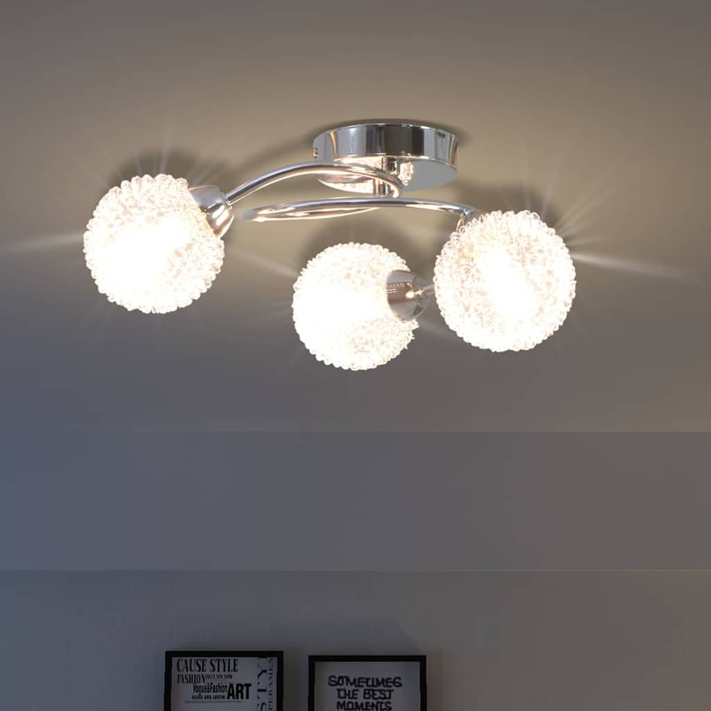 Candeeiro de teto com 3 lâmpadas LED g9 120 w