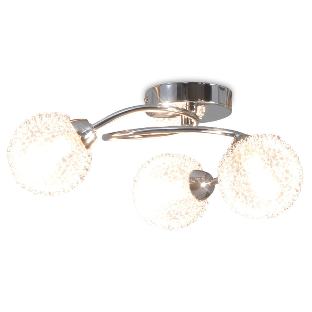 Candeeiro de teto com 3 lâmpadas LED g9 120 w