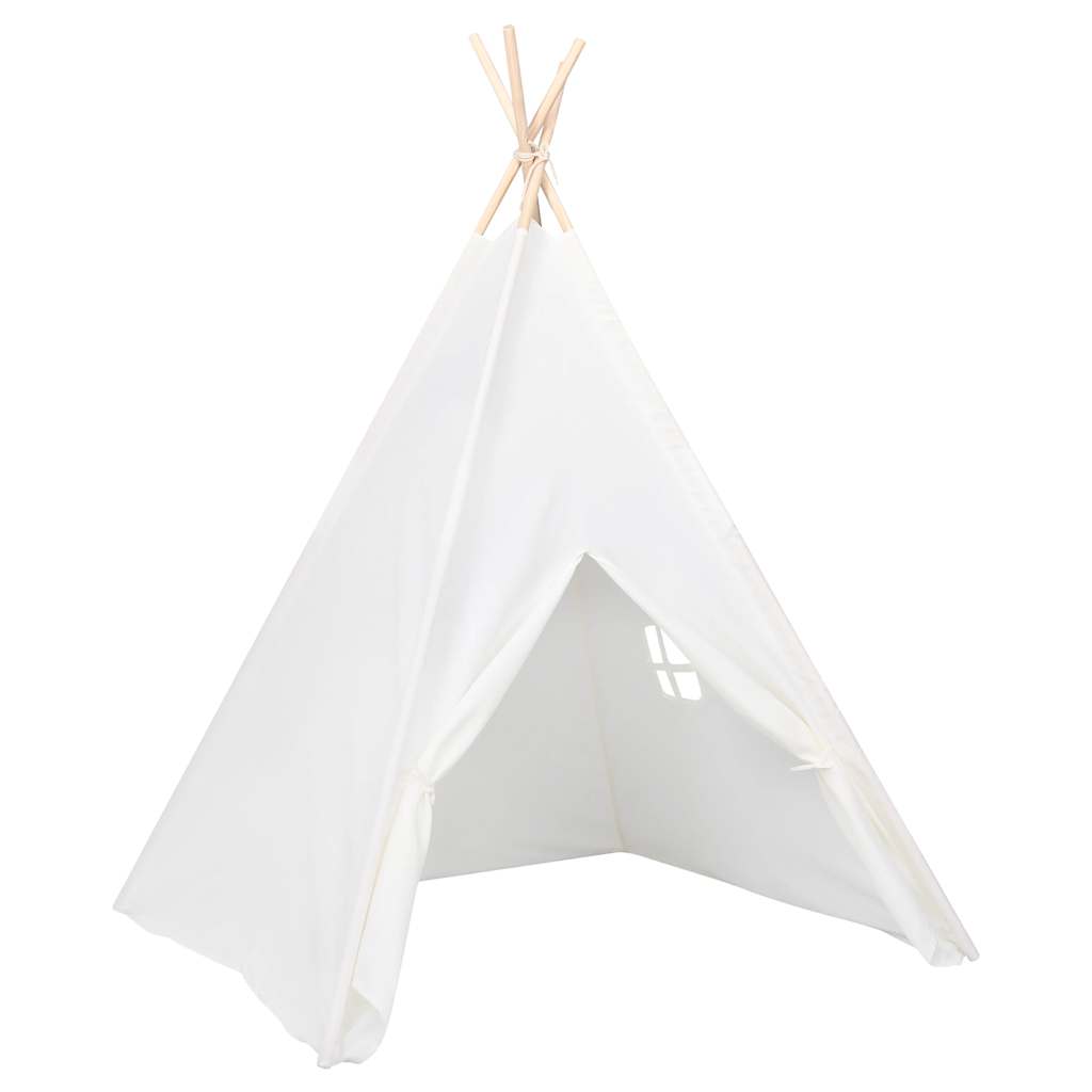 Tenda teepee infantil c/ saco 120x120x150cm pele pêssego branco