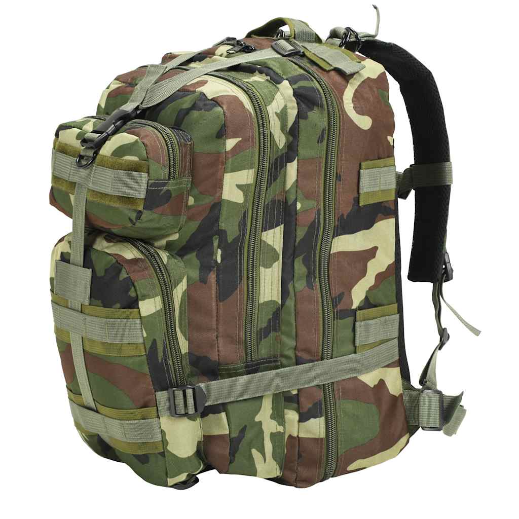 Mochila estilo exército 50 l camuflagem