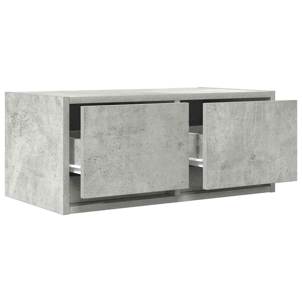Móveis de TV 2pcs 60x31x25,5cm madeira processada cinza cimento