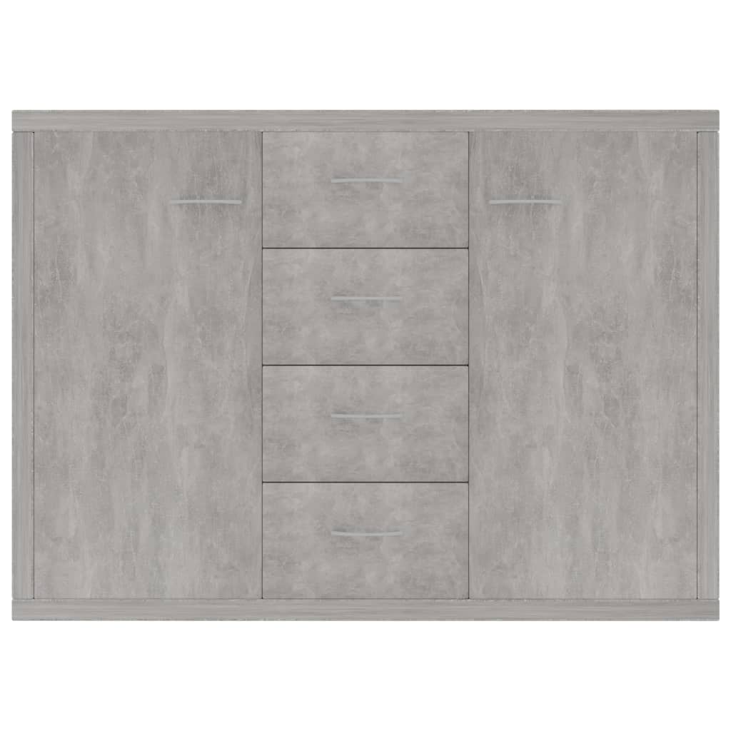 Aparador 88x30x65 cm contraplacado cinzento cimento