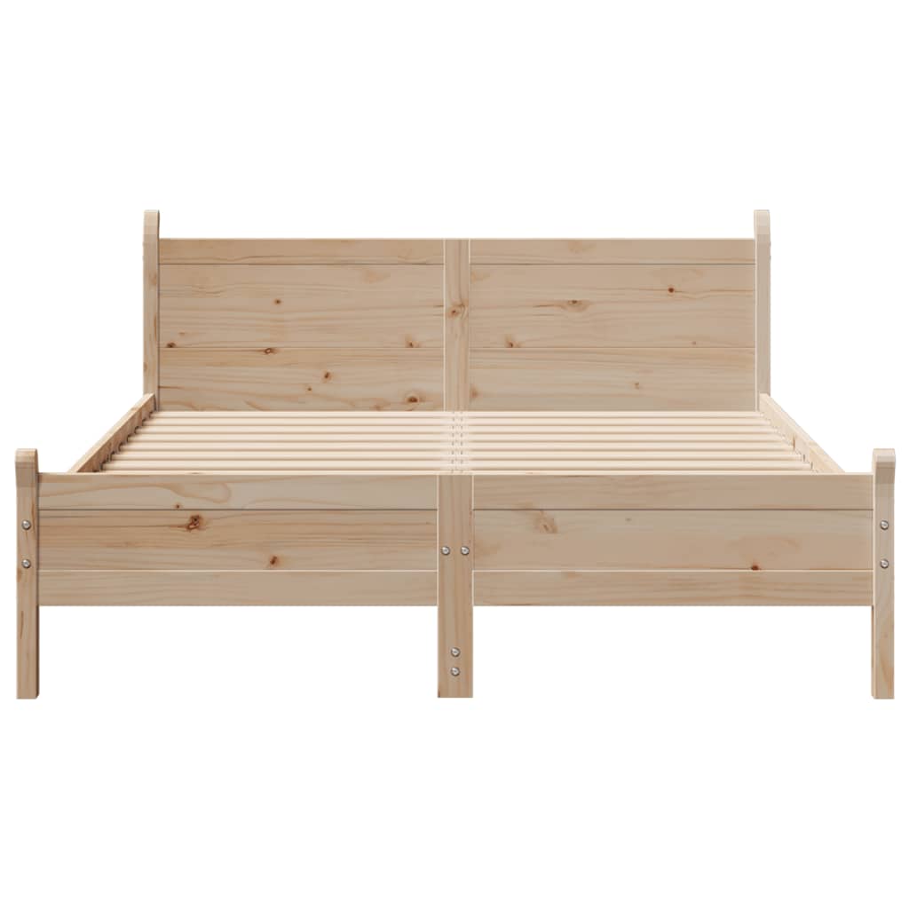 Cama sem colchão 120x190 cm madeira de pinho maciça