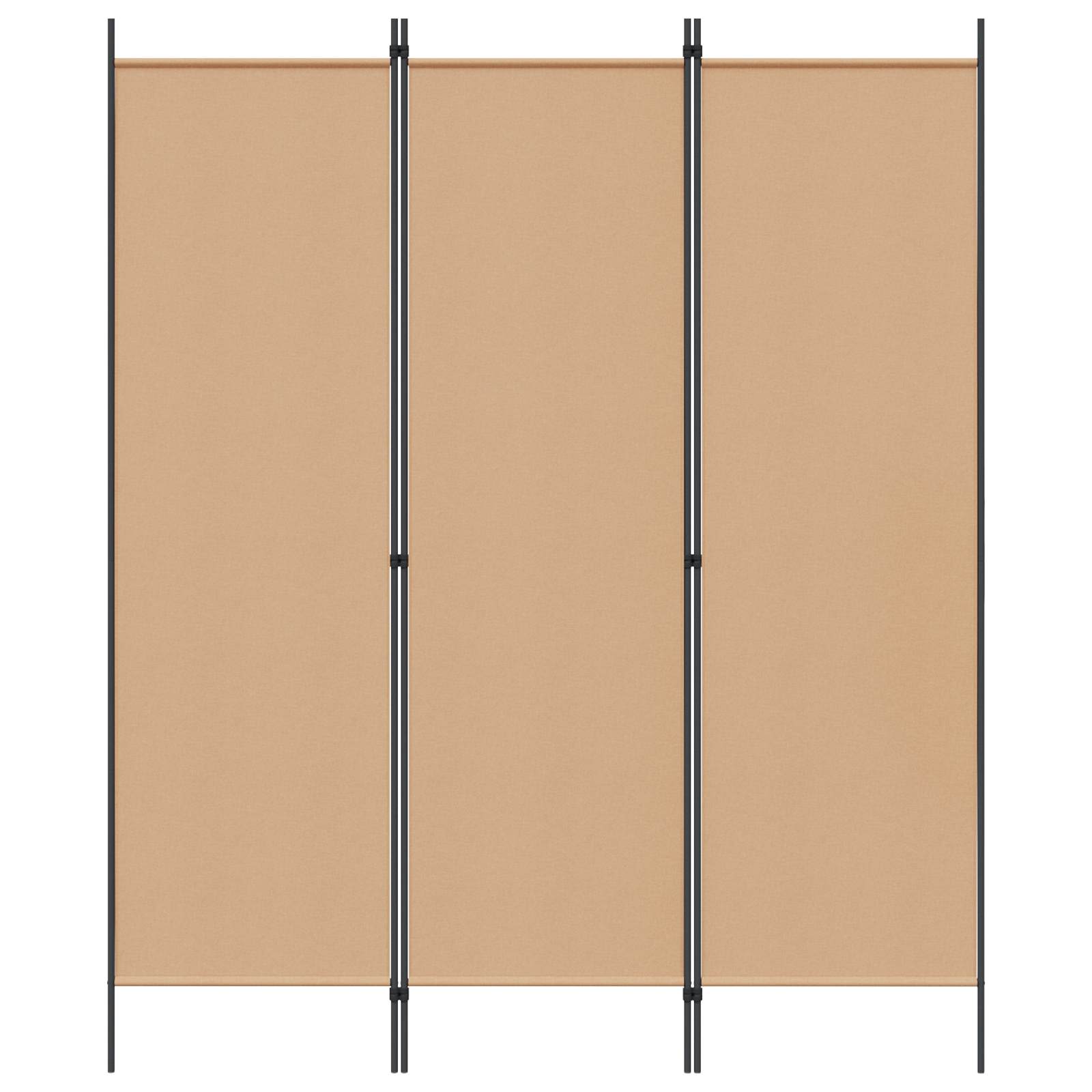 Divisor de ambiente bege 150 x 180 cm tecido