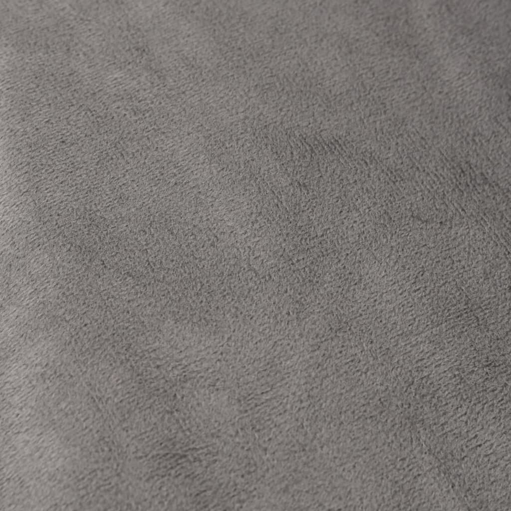 Manta pesada com capa 10 kg 137x200 cm tecido cinzento