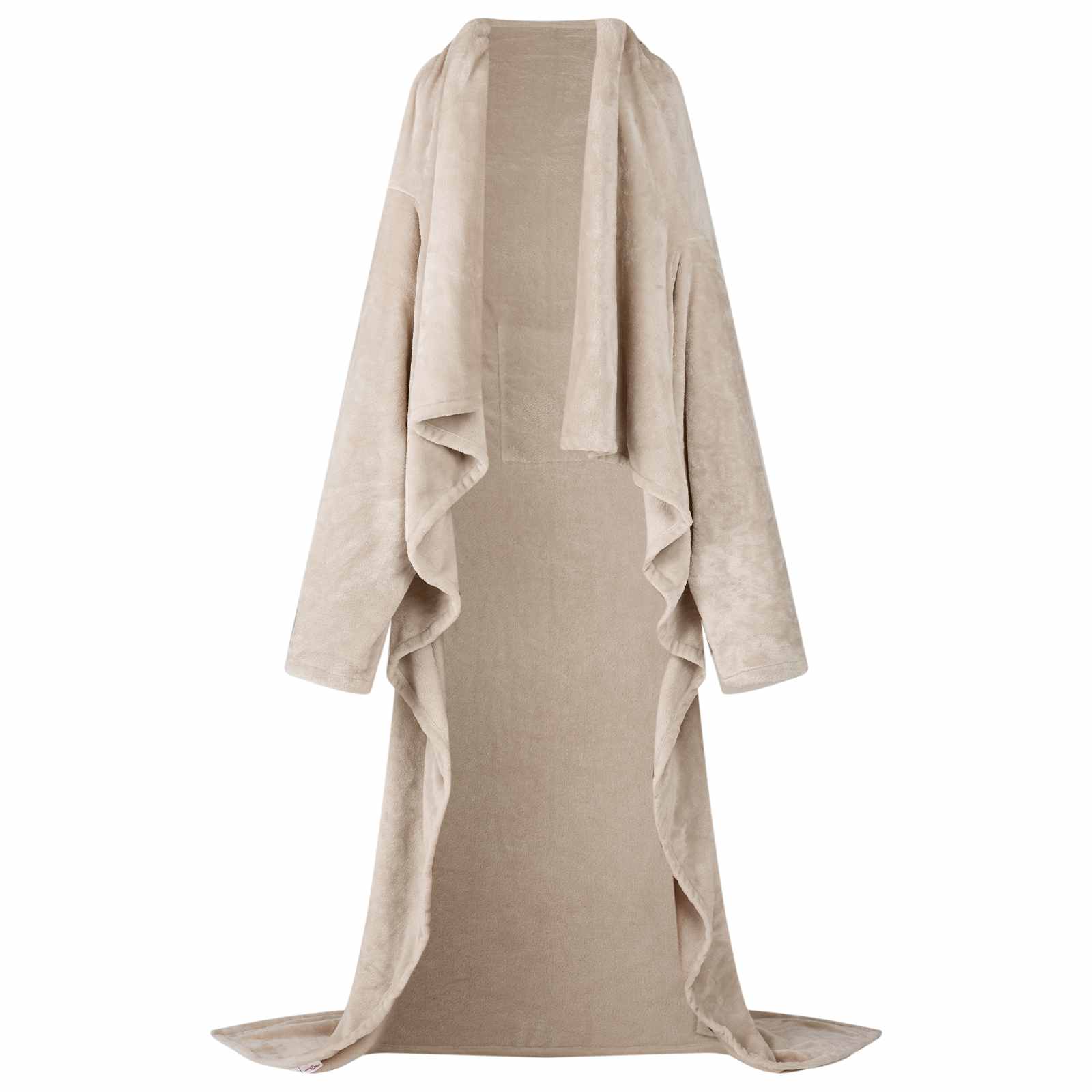 Sweatshirt manta bege f flanela