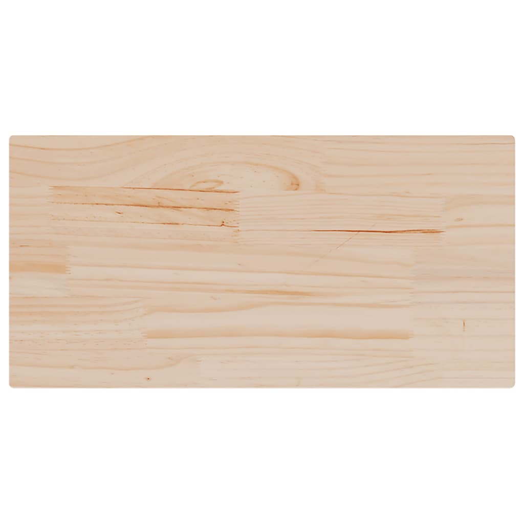 Tampos de mesa retangulares 2 pcs 70x35x1,7 cm pinho maciço