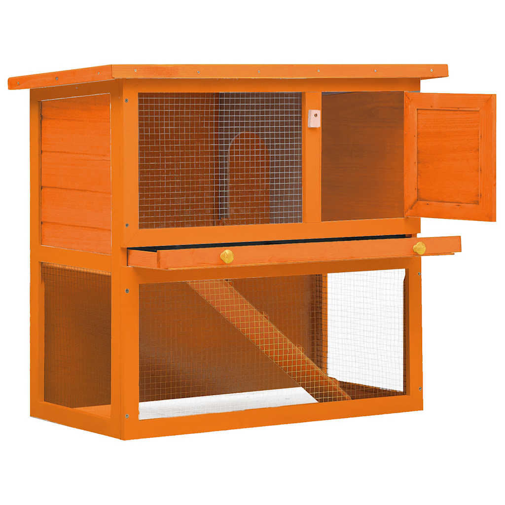 Coelheira para animais pequenos 1 porta madeira