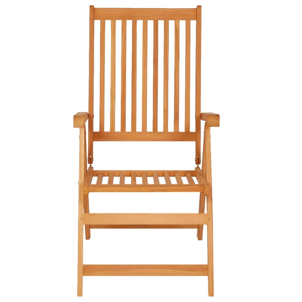 Cadeiras de jardim c/ almofadões cinza-acast. 4 pcs teca maciça