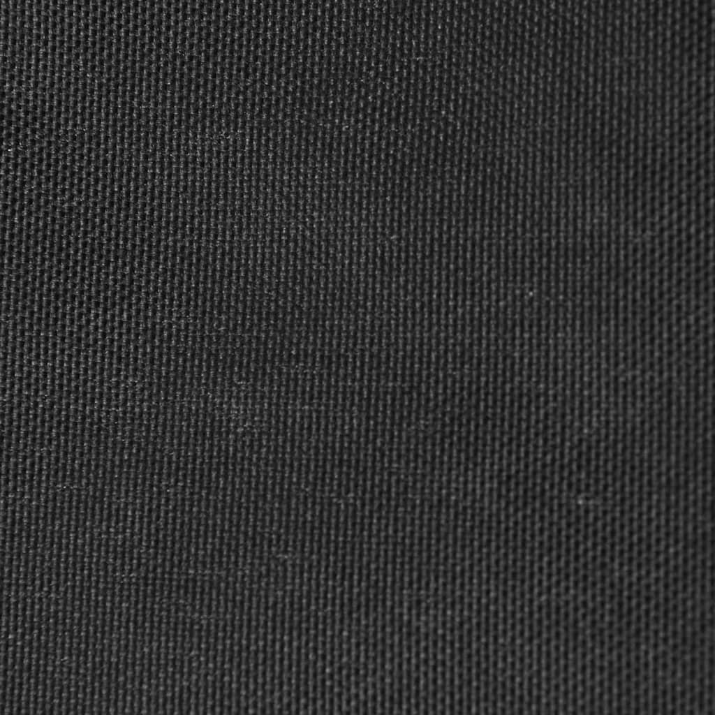 Toldo em tecido oxford triangular 5x5x5 m antracite
