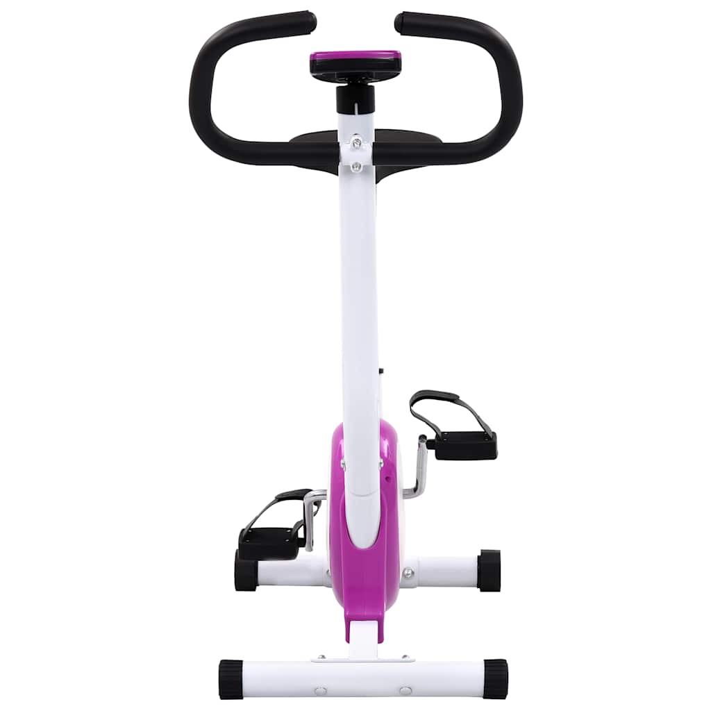 Bicicleta estática com resistência por cinta roxo