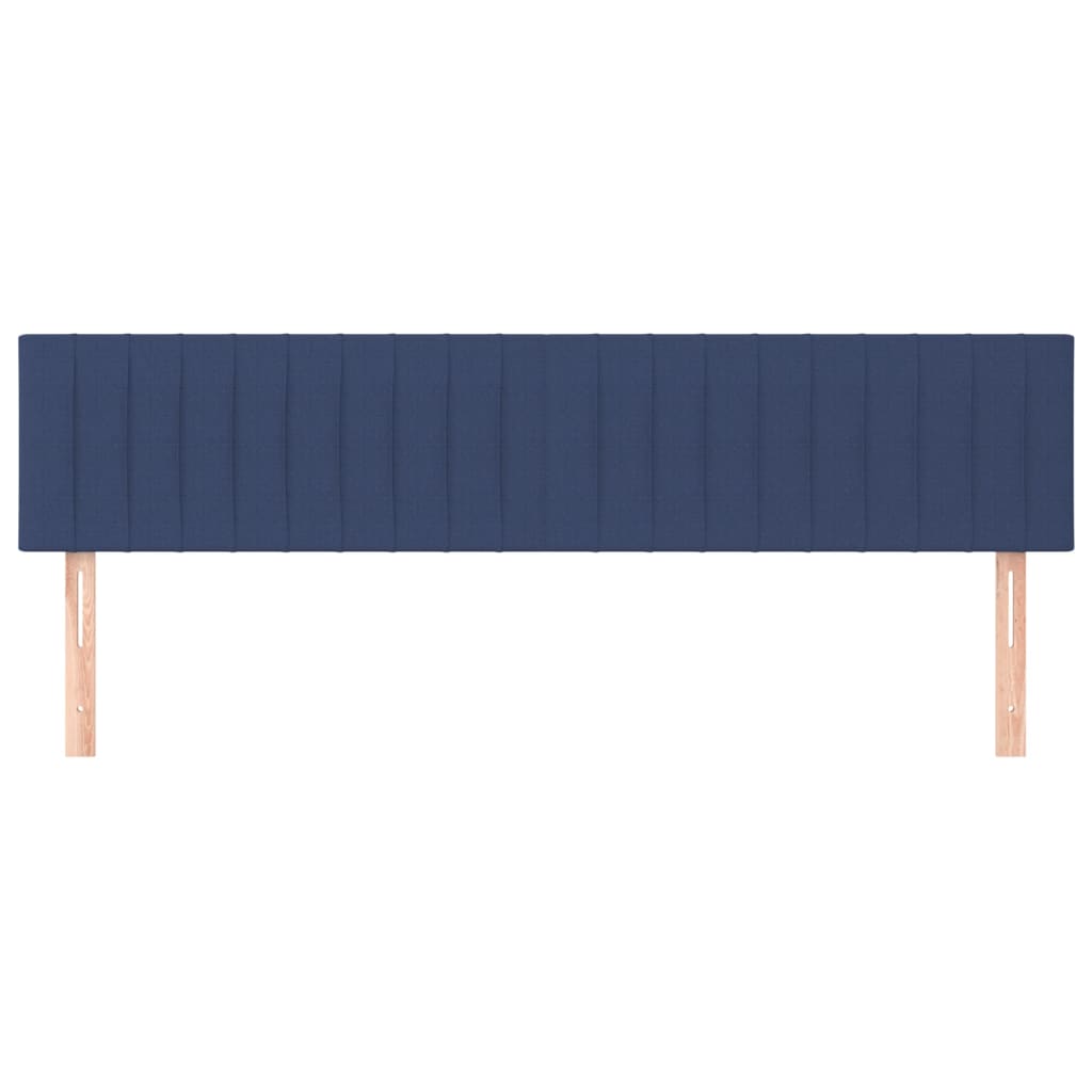 Cabeceiras azul 160x5x78/88 cm tecido