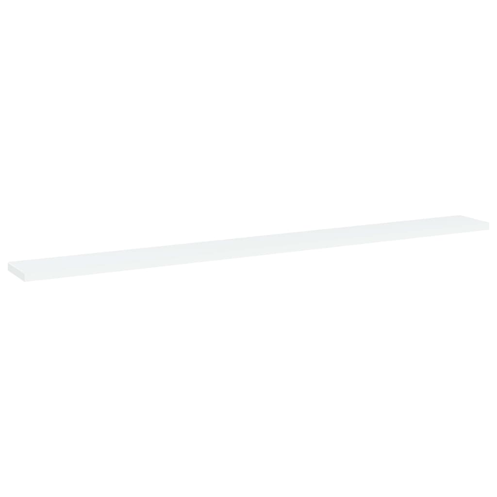 Prateleiras para estante 4pcs 100x10x1,5cm contraplacado branco