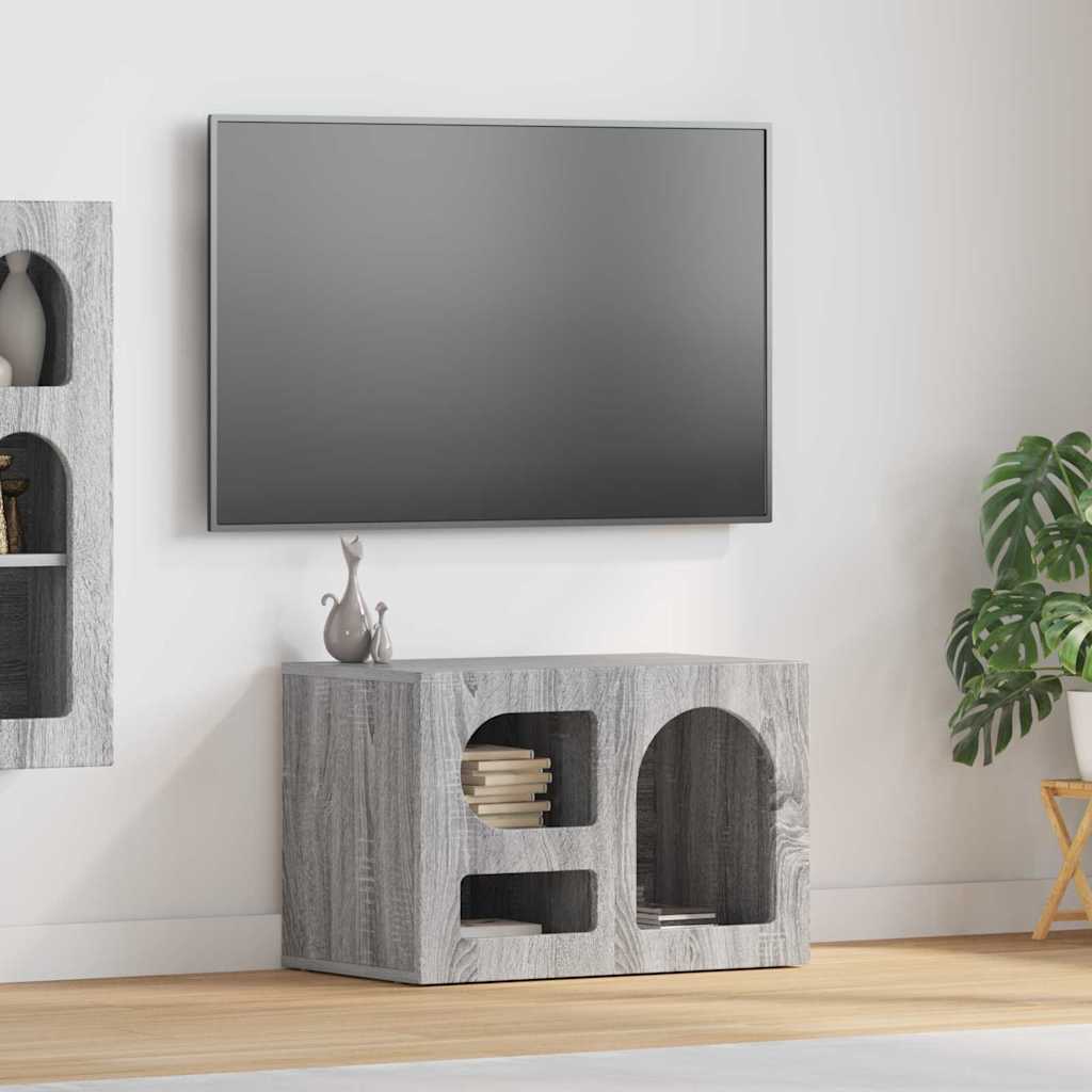Gabinete para TV elst 60 x 35 x 40 cm cinza sonoma