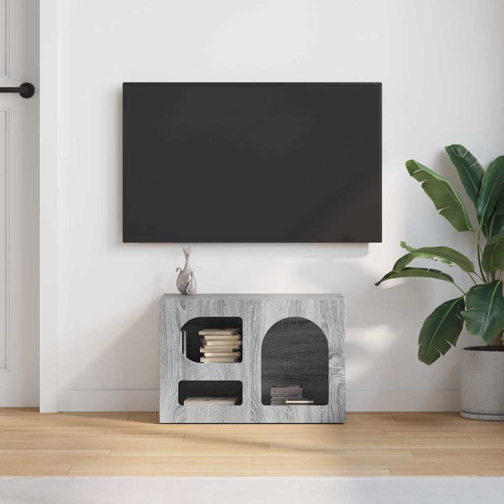Gabinete para TV elst 60 x 35 x 40 cm cinza sonoma