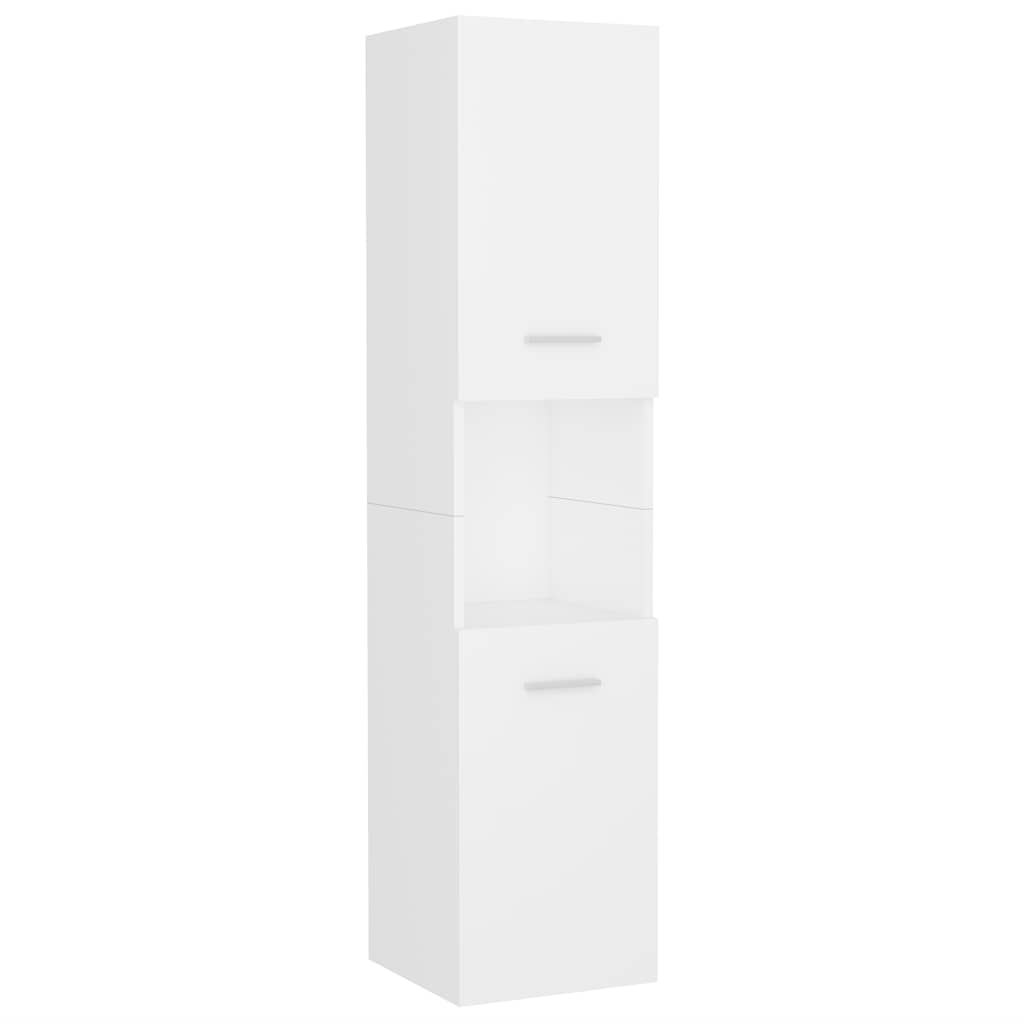 Conjunto de móveis de casa de banho contraplacado branco