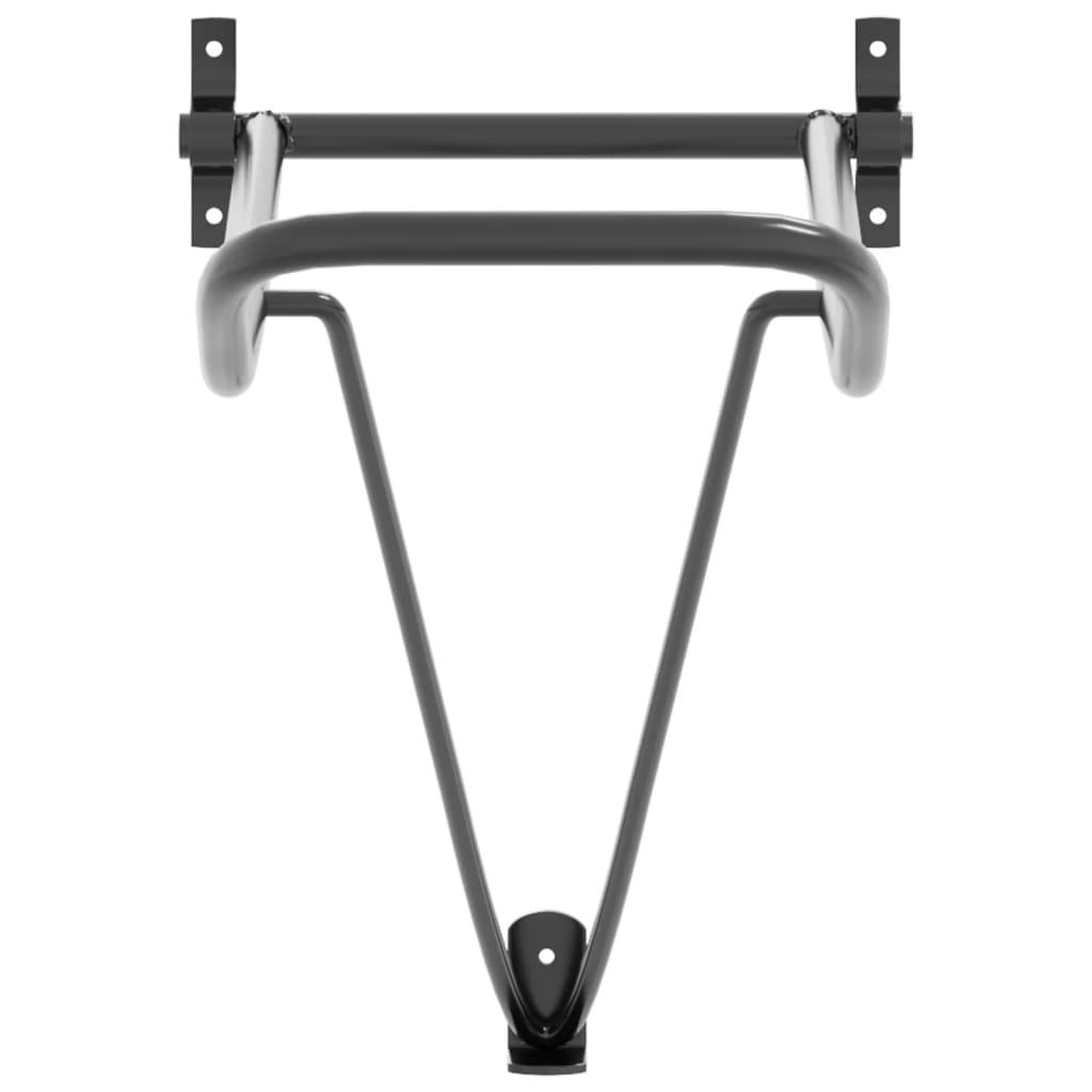 Suporte para sela de parede dobrável ferro preto