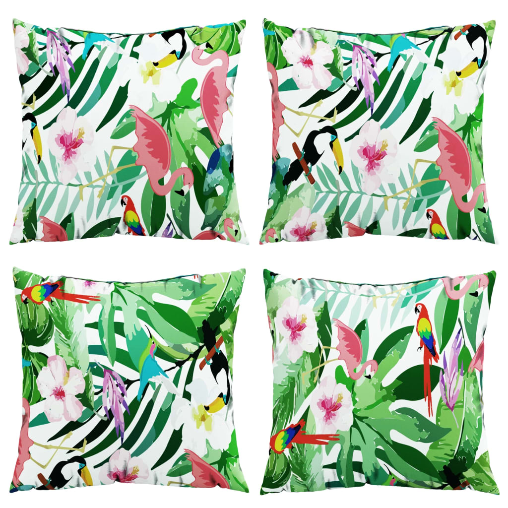 Almofadas decorativas 4pcs 60x60 cm tecido multicor