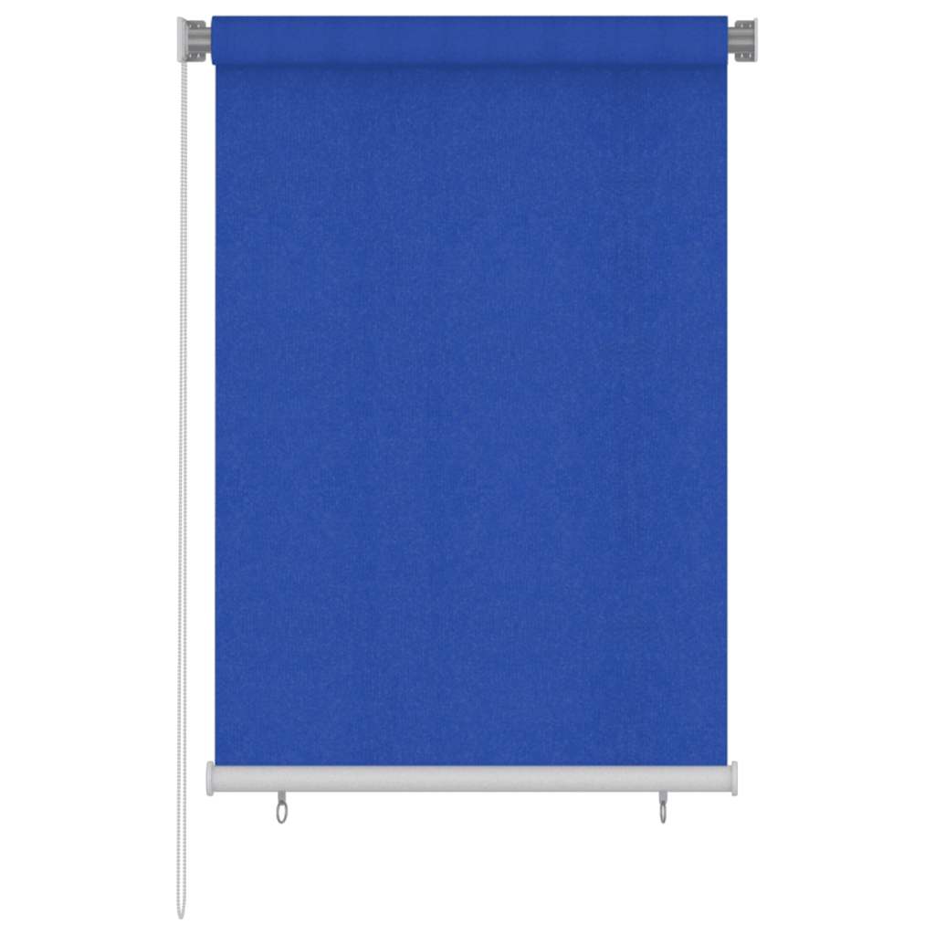 Estore de rolo para exterior 105 (l) x 140 (a) cm azul HDPE