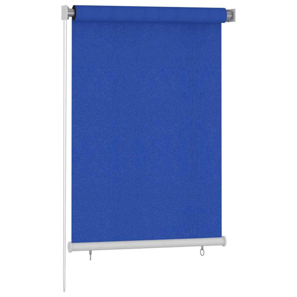 Estore de rolo para exterior 105 (l) x 140 (a) cm azul HDPE