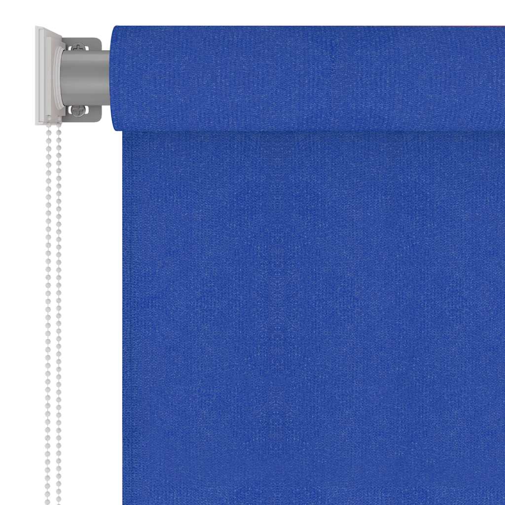 Estore de rolo para exterior 105 (l) x 140 (a) cm azul HDPE