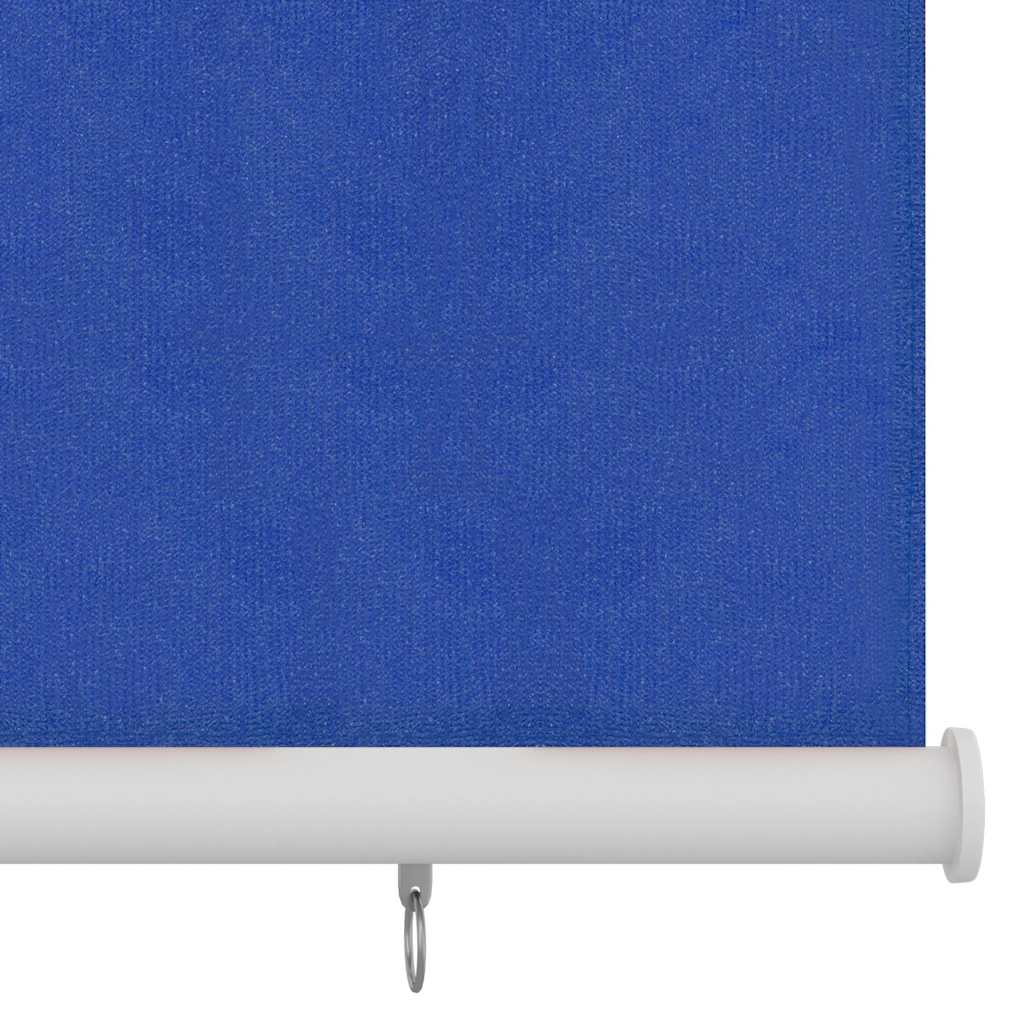 Estore de rolo para exterior 105 (l) x 140 (a) cm azul HDPE