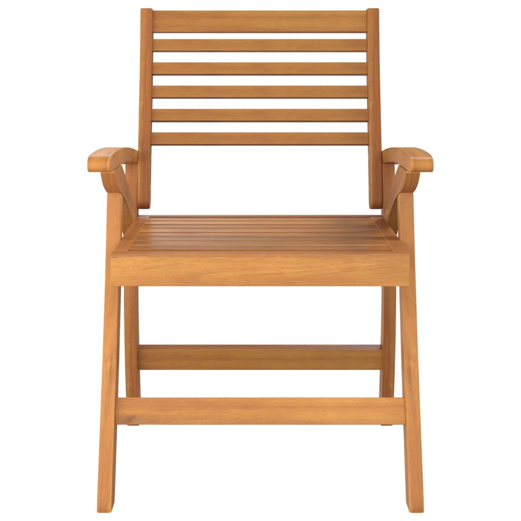 Cadeiras de jardim 2 pcs 58x58x87 cm madeira de acácia maciça