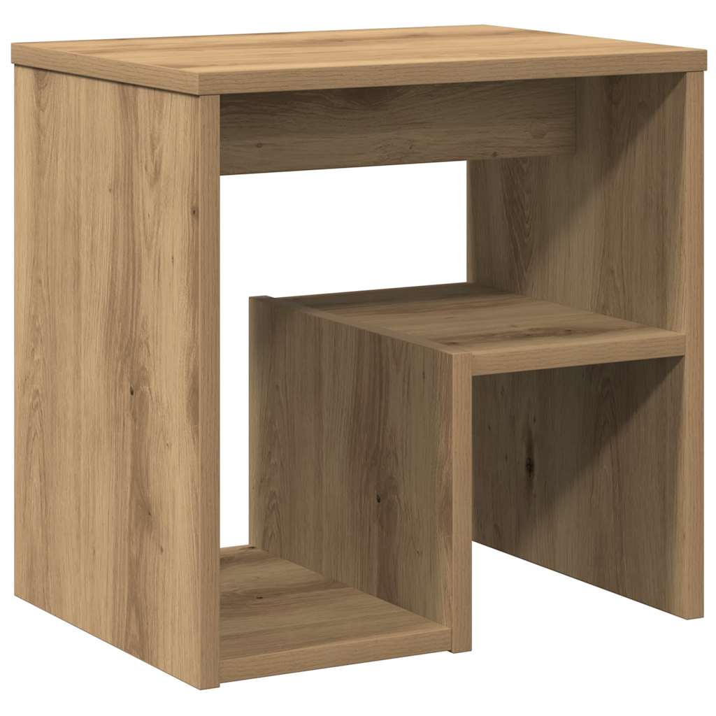 Mesa de cabeceira em carvalho artesanal 40x30x40 cm