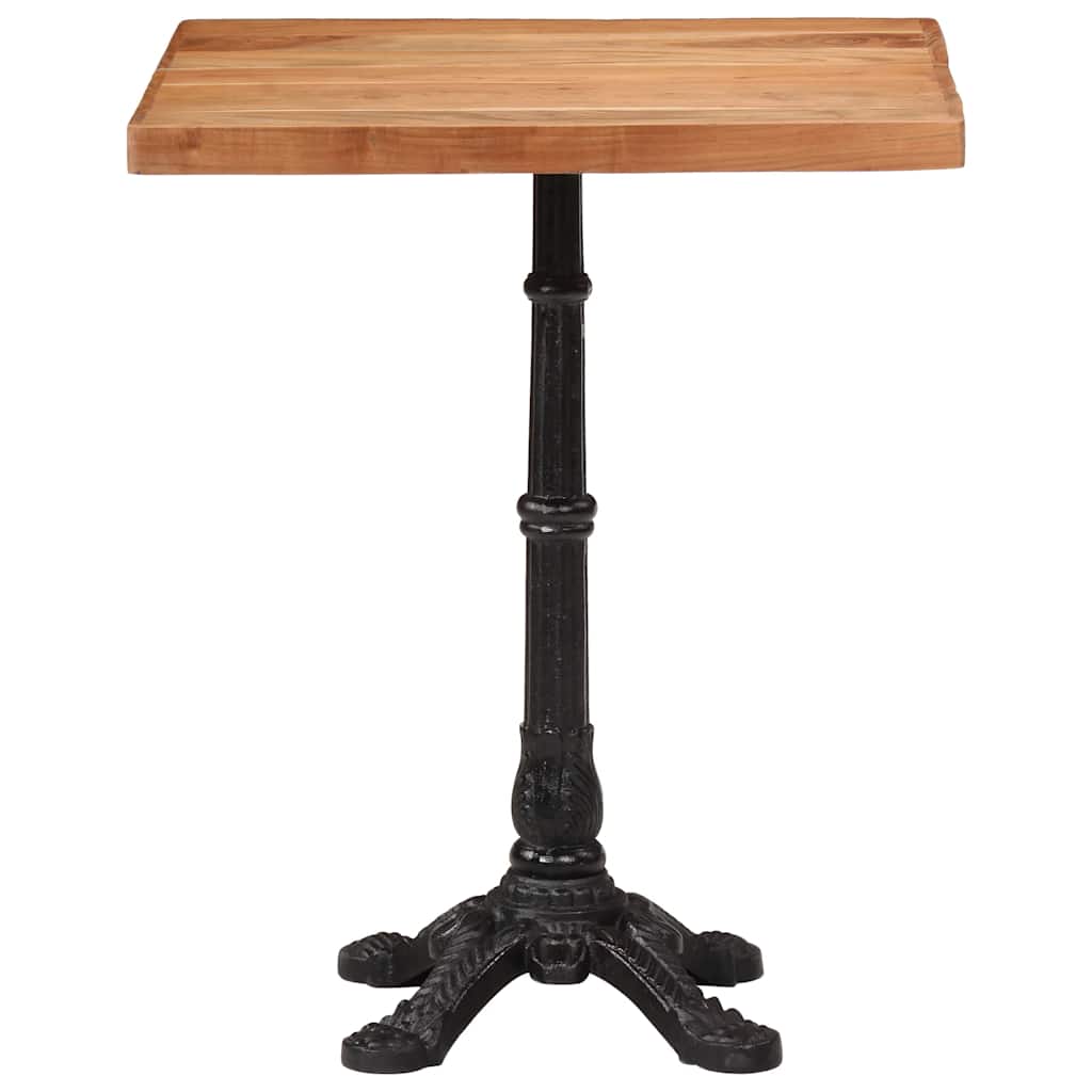 Mesa de bistrô 60x60x76 cm madeira de acácia maciça