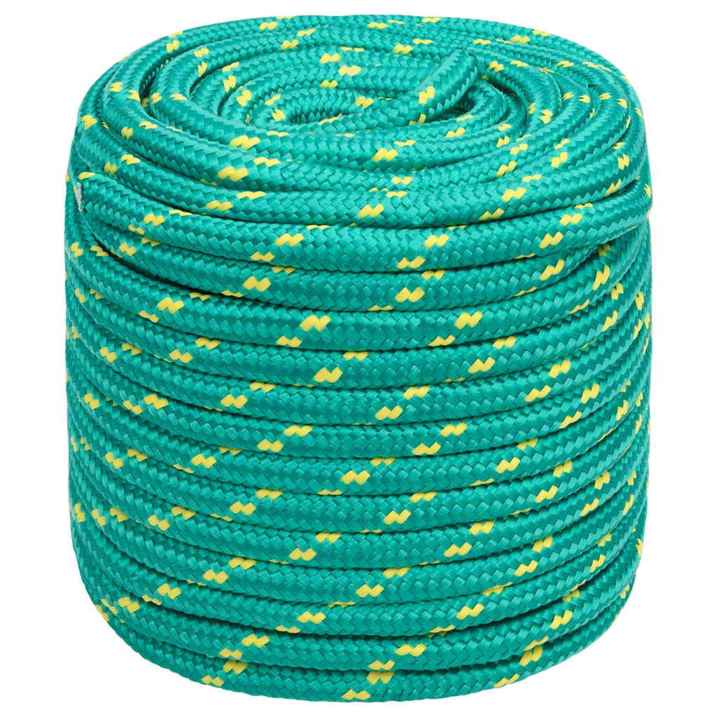 Corda de barco 16 mm 100 m polipropileno verde