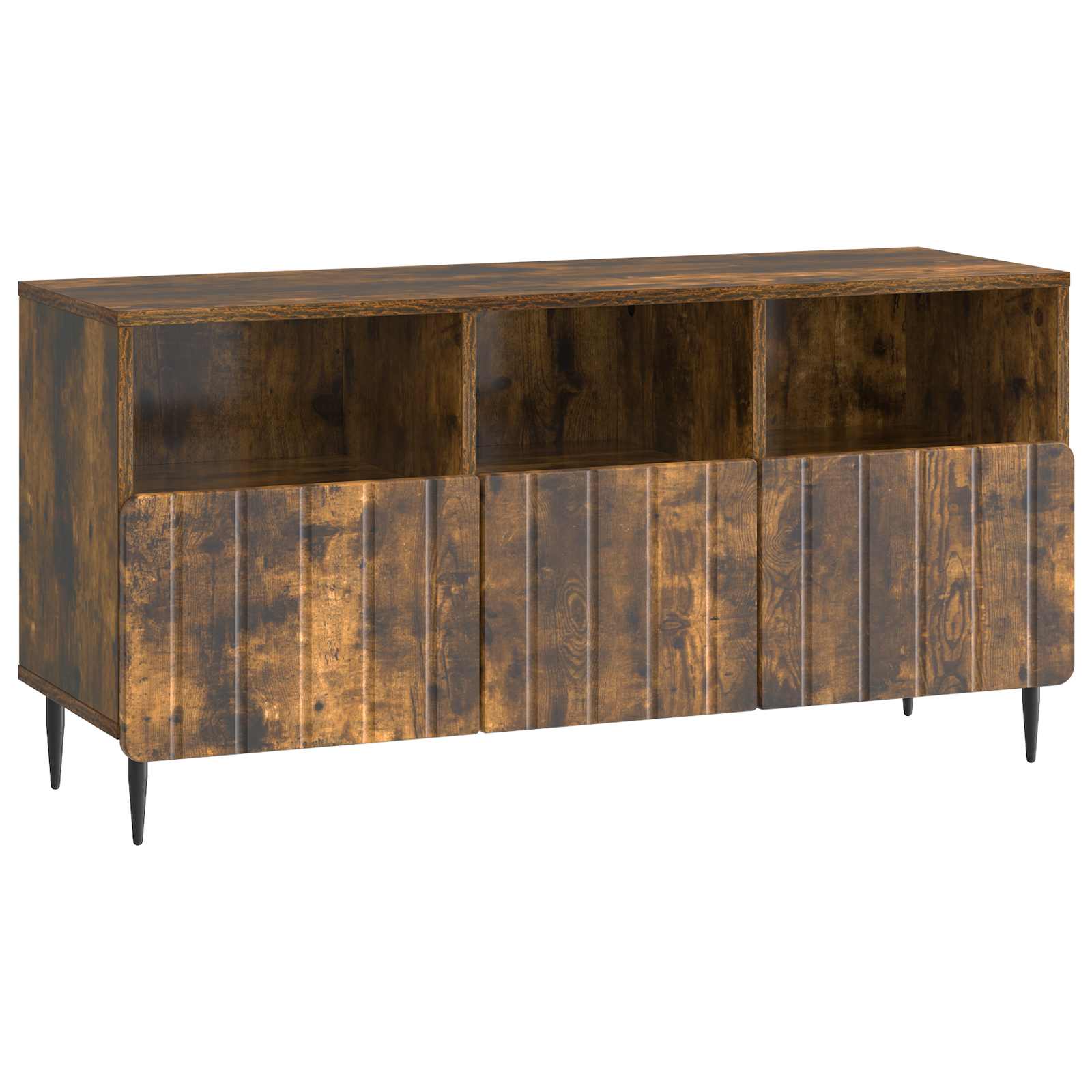 Gabinete para TV com gaveta carvalho fumado 102 x 34,5 x 50 cm