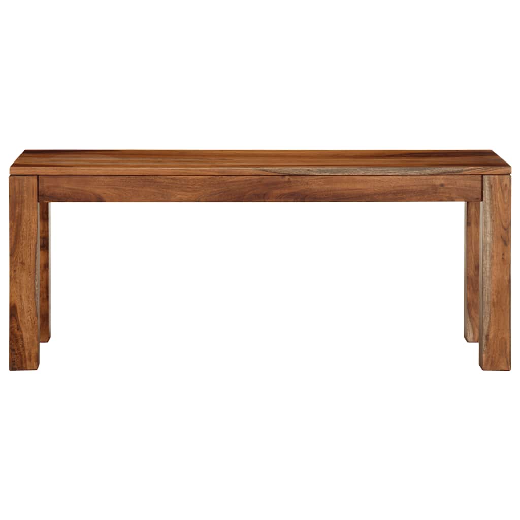 Banco 110 cm madeira maciça de acácia